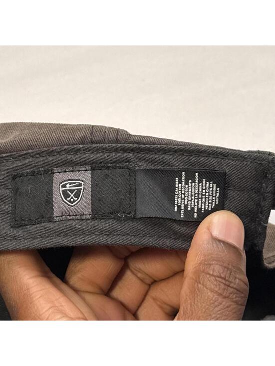 Vintage Y2K Nike Golf Dad‎ Hat - Washed Charcoal Chocolate main image 6